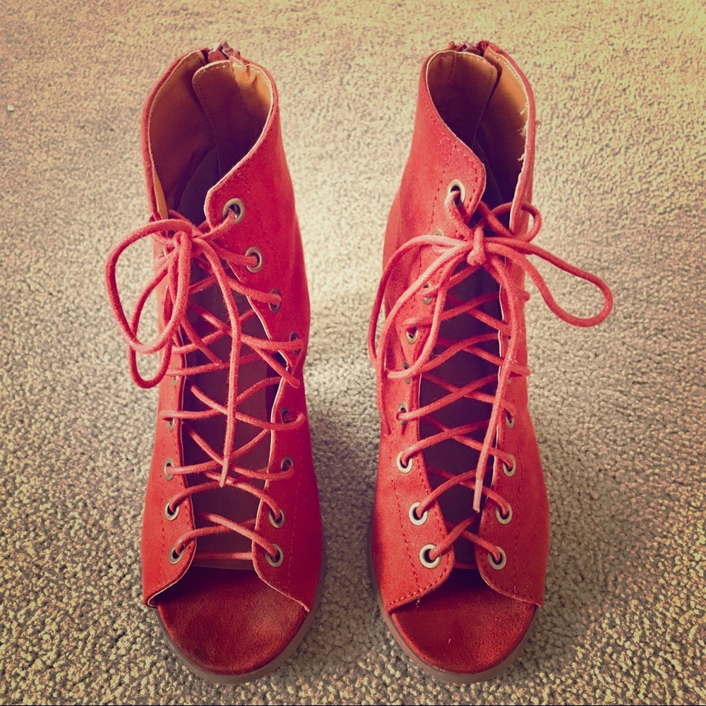 Lace Up Heels